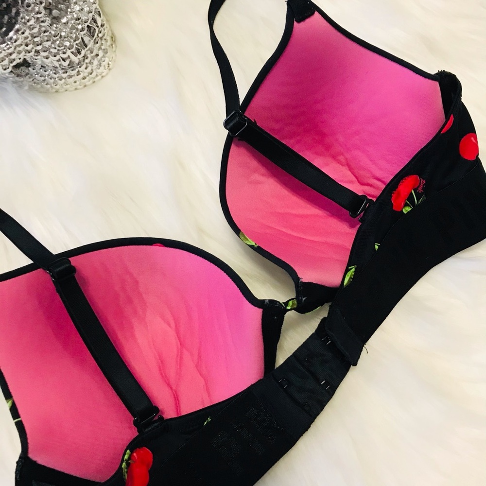 PINK Bra - Cherries - Picture 3 of 5